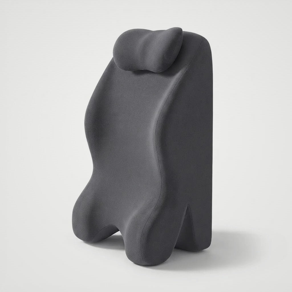 Coussin de lecture Le Bouquineur, gris anthracite, avec appui-tête amovible